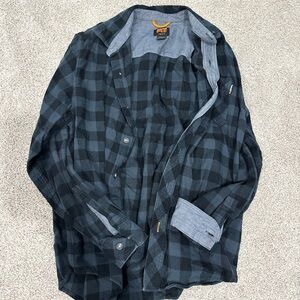 Timberland Navy Plaid Flannel